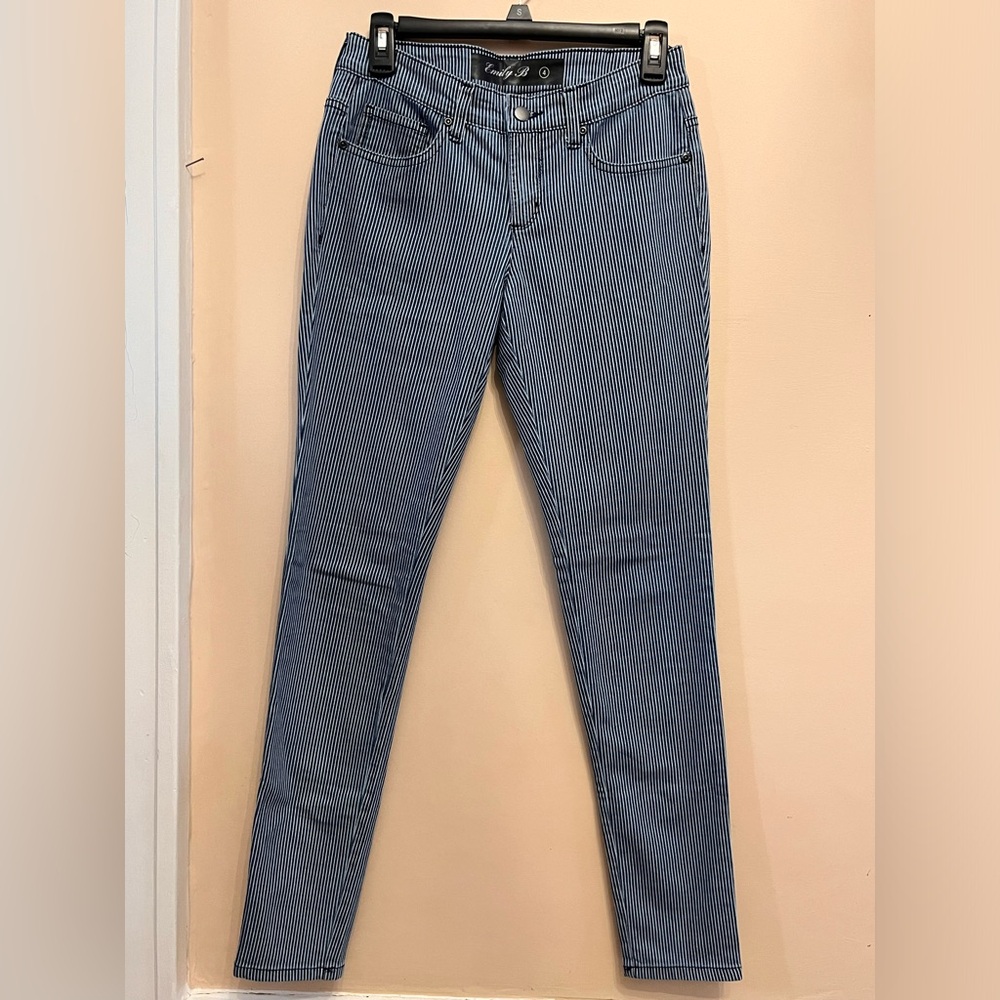 Emily B Striped Jeans Women’s Size 4